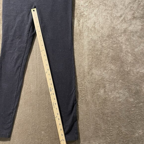 Old Navy Maternity Leggings Women's Size Small Dark Gray Full Length Charcoal - Picture 6 of 7